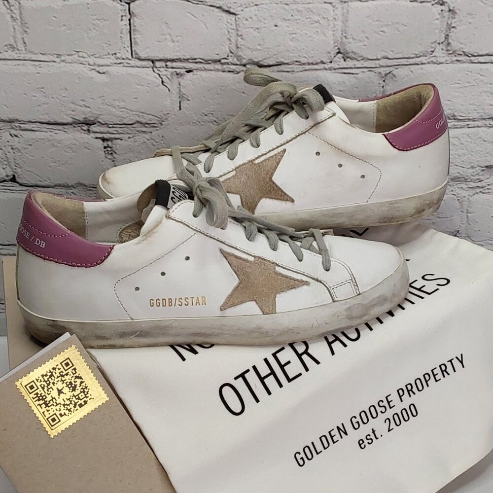 GOLDEN GOOSE 'DDGB' SUPERSTAR SNEAKERS, DUST BAG, BOX SET